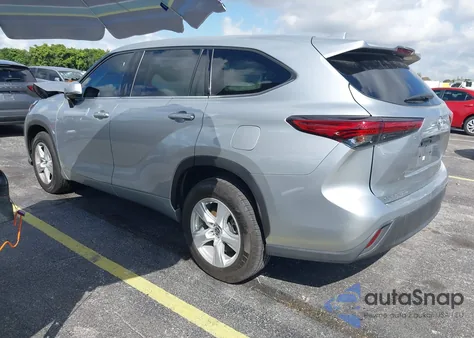 2021 Toyota Highlander L z USA, uszkodzony, nr VIN 5TDCZRAH5MS036524